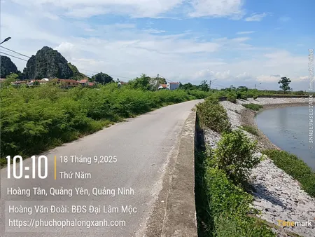Bán đất đầm con Rùa, xã Hoàng Tân lõi dự án Hạ Long Xanh