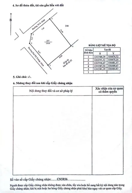 Bán đất 114m² giá 970 triệu Xã Tân Hồng