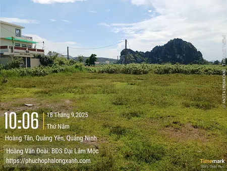 Bán đất đầm Cành Chẽ, Xóm Máng, Tân Thành xã Hoàng Tân, Quảng Yên, Quảng Ninh