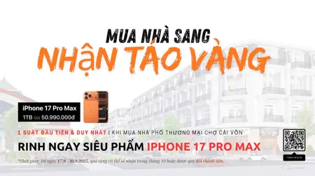 MUA NHÀ PHỐ MẶT TIỀN ĐƯỜNG NGÔ QUYỀN, CHỢ CÁI VỒN, NHẬN NGAY IPHONE 17 PRO MAX