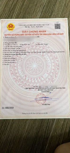 HOT SIÊU PHẨM ĐẤT ĐẤU GIÁ – LÔ GÓC QUÉO NGỌC ĐÌNH, DÂN HÒA, THANH OAI