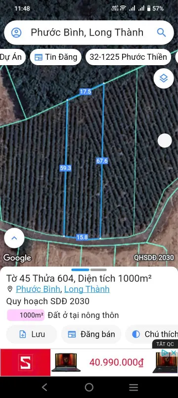 Nhà Đất Phước Bình Long Thành Đồng Nai