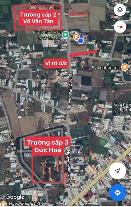 Bán đất 924.3m² ngang 12m Xã Đức Hòa