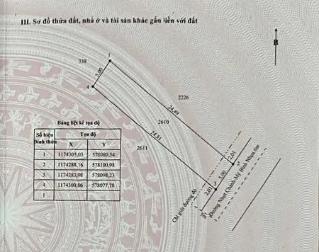 Bán đất 131.7m² ngang 5m giá 1.35 tỷ Xã Bình Đức