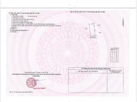 Đất diên điền sát hl5 chỉ 15m giá chỉ 1tỷ130tr