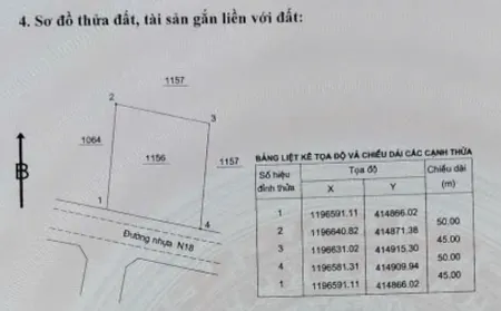 Bán đất 1000m² ngang 20m giá 2 tỷ Xã Hàm Tân