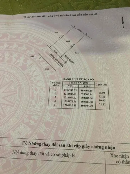 Bán đất 218.7m² ngang 10m giá 830 triệu Xã Bình Mỹ