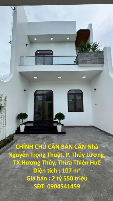 CHÍNH CHỦ CẦN BÁN CĂN Nhà Nguyễn Trọng Thuật, P. Thủy Lương, TX Hương Thủy, Thừa Thiên Huế