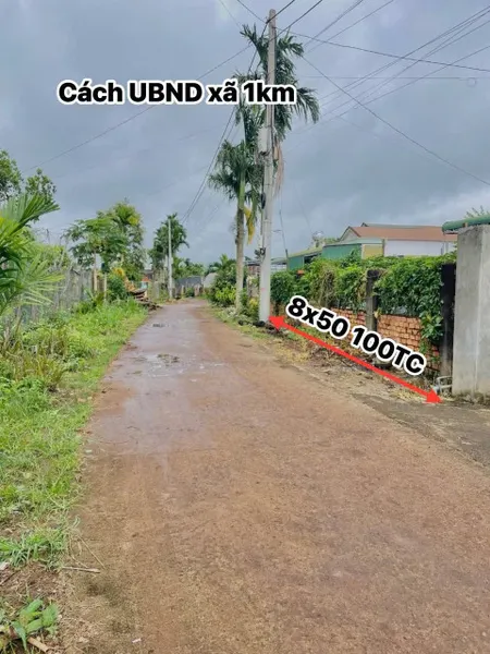 Bán đất 410.9m² ngang 8m giá 540 triệu Xã Ea M’Droh