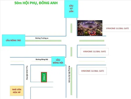 Bán đất 49,9m² ngang 4,75m giá 5.6 tỷ Xã Đông Anh