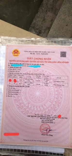 Bán đất 53m² ngang 5m giá 2.75 tỷ Xã Thư Lâm