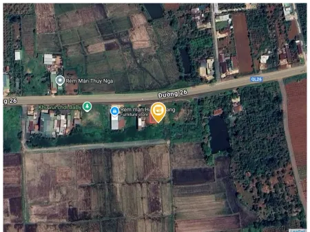 Bán đất 1500m² ngang 10m giá 1.8 tỷ Xã Ea Kly