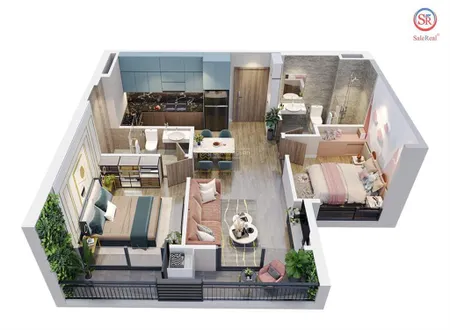 Bán căn hộ 2pn, 2wc view đẹp tại the london vinhomes ocean park, 4.05 tỷ, 64,5m2