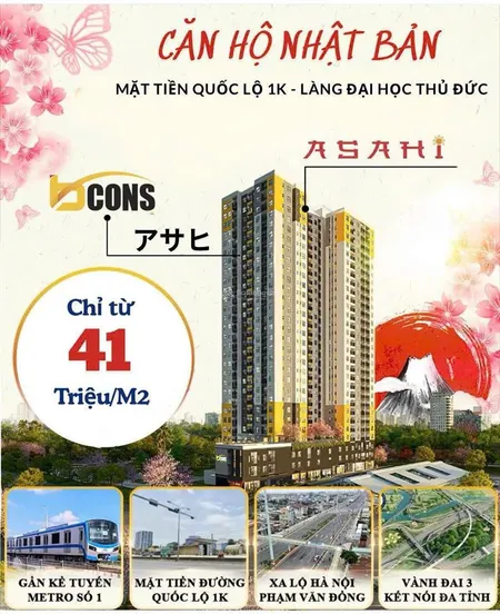 Bcons asahi căn hộ phong cách nhật bản ngay tại bình dương