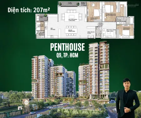 Chào bán căn hộ penthouse 207m2 phiên bản giới hạn tại q9, tp hcm