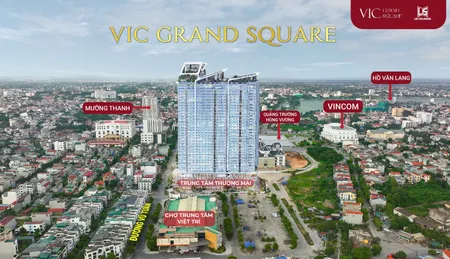 Vic Grand Square Việt Trì – Tiện ích đủ đầy, thanh khoản vượt trội