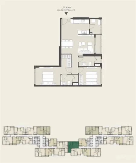 Căn hộ 2pn lớn nhất lbv 80m2 cần tìm chủ mới với giá 4,4 tỷ