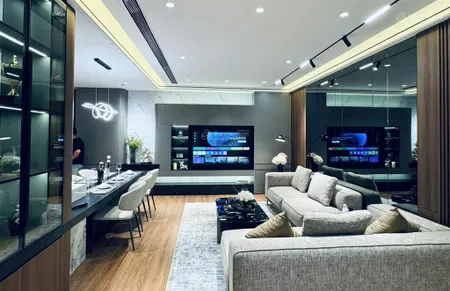 Chính chủ bán ch 230m2, 4n3vs, full nội thất, ban công đn giá 11,9 tỷ tại tsq mỗ lao. 0866 839 ***
