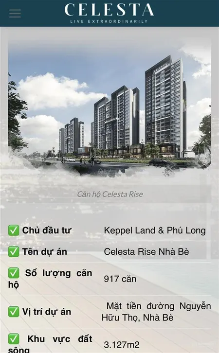 Chính chủ bán gấp trong tuần căn hộ celestarise vị trí hiếm lầu cao 85m2 0919 949 ***