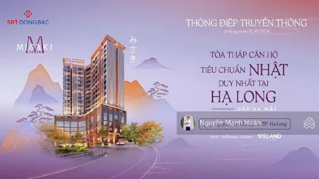 Quỹ ngoại giao từ cđt view biển dự án misaki hạ long, giá gốc 2pn 2vs từ 2,4 tỷ, tặng xe shmode