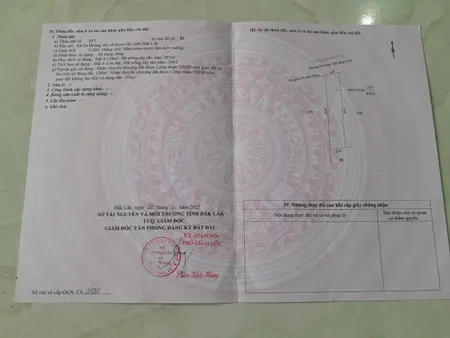 Bán đất 515m² giá 700 triệu Xã Ea Drông
