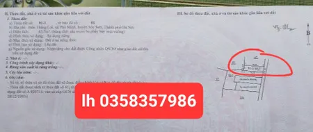 Bán đất 63.7m² ngang 4.33m giá 2.5 tỷ Xã Nội Bài