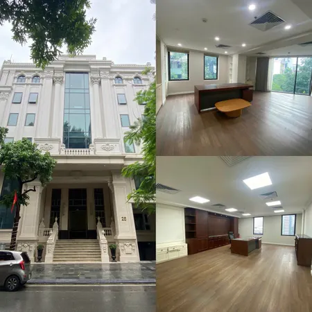 Toà nhà Văn Phòng tại 25 Tô Hiến Thành, Hà Nội S sàn=500m2 cho thuê có hợp tác môi giới