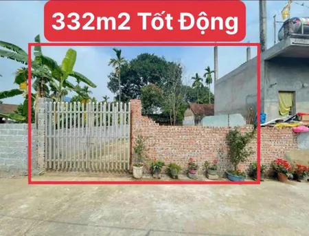 Siêu phẩm giá rẻ nhất khu vực tốt động chương mỹ diện tích 332m mặt tiền rộng tới
