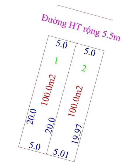 Mặt tiền đường 5.5m gò chùa vĩnh thạnh tây nha trang