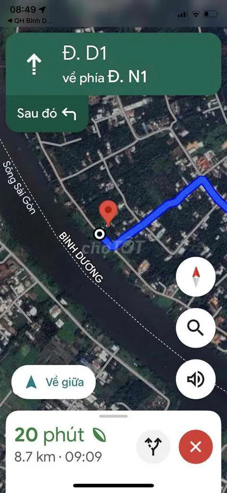 Bán đất 556 m²m² ngang 12m giá 450 tỷ Phường Thuận An