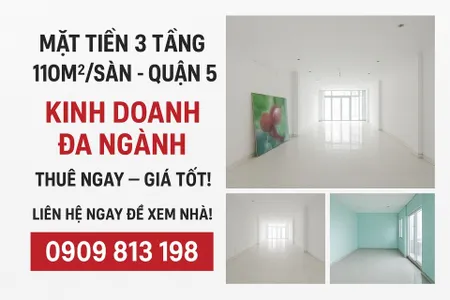 ⭐⭐⭐VĂN PHÒNG ĐIỀU HÀNH CAO CẤP - Địa Chỉ Danh Tiếng Quận 5⭐⭐⭐