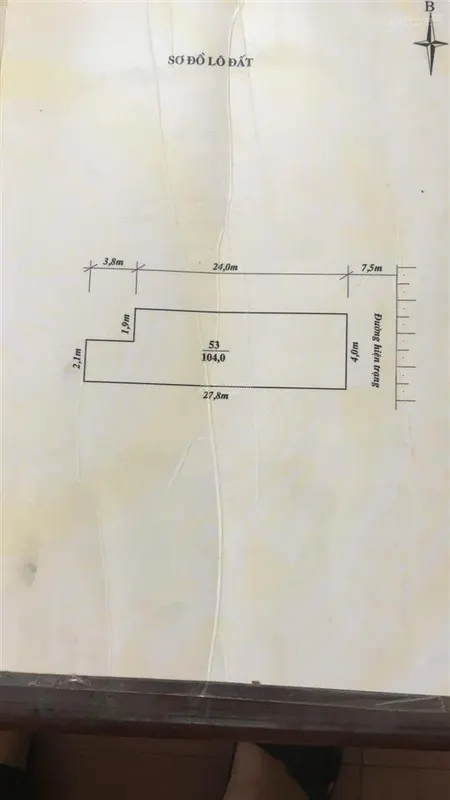 Bán đất thổ cư đã có nhà cấp 4, diện tích 104 mét vuông tại phường hạc thành, thanh hóa