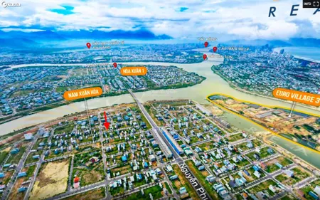 Chào bán nam hòa xuân lô điện âm hướng đông nam 105m2 tuyệt đẹp ngay cầu trung lương.