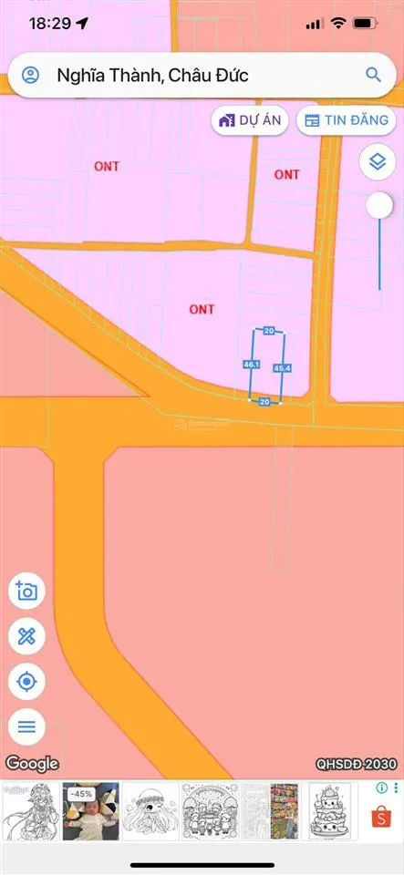 Chủ cần gửi bán miếng đất 1000m2 ngay kcn sonadezi châu đức brvt