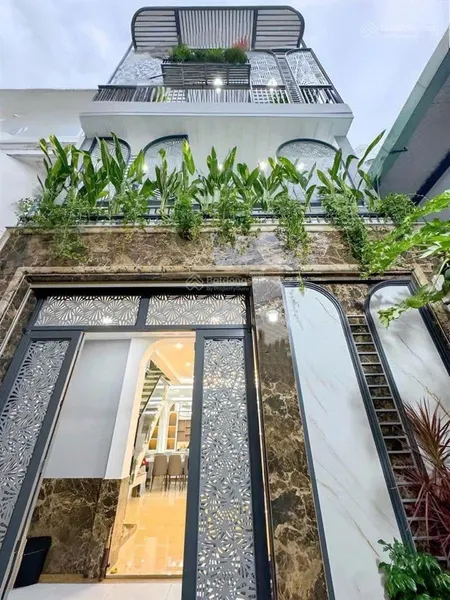Bán nhà mới 4tầng full nội thất dt 5x12 trần xuân soạn sát lotte mart him lam quận 7 chỉ 7tỷ99