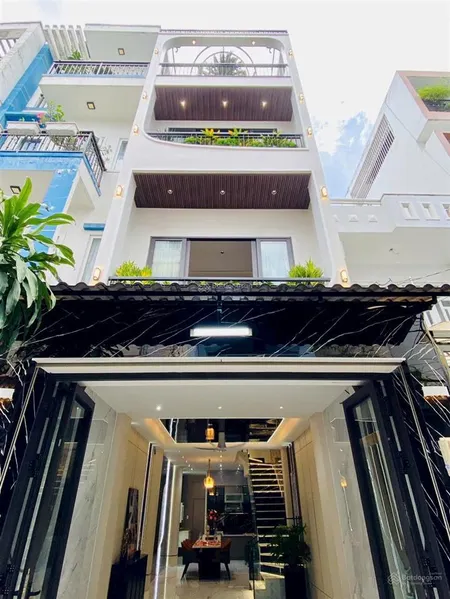 Bán nhà 4 tầng cực đẹp nguyễn văn khối xe hơi đậu cửa