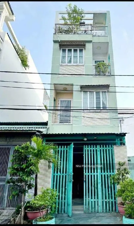 Nhà mặt tiền 88m2, ngang 4m, 4 tầng, trung tâm quận 8, sổ riêng, hoàn công đủ.