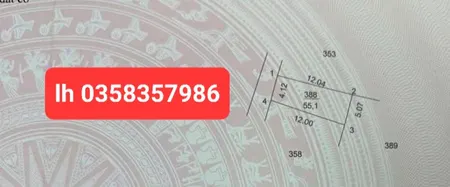 Bán đất 55m² ngang 5.07m giá 1.73 tỷ Xã Sóc Sơn