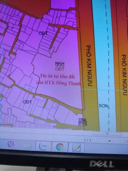 BÁN MẢNH ĐẤT MẶT ĐƯỜNG KIM NGƯU. 3.866M2 MẶT TIỀN 100M.