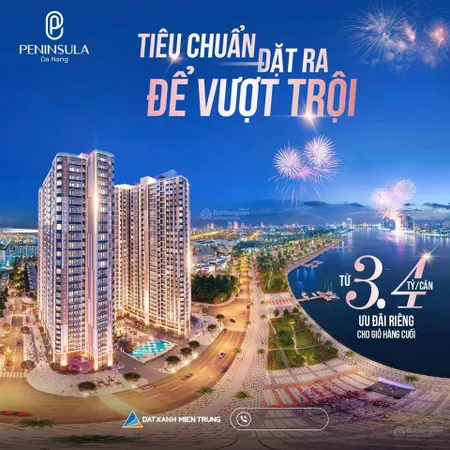 Duy nhất 1 căn 2pn peninsula đà nẵng ven sông hàn view trực diện pháo hoa sổ hồng lâu dài
