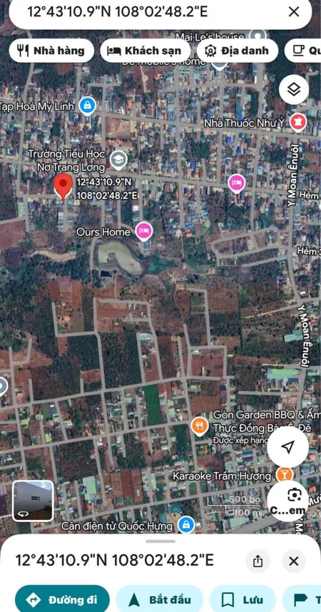 Bán đất 108.8m² giá 1.5 tỷ Phường Buôn Ma Thuột