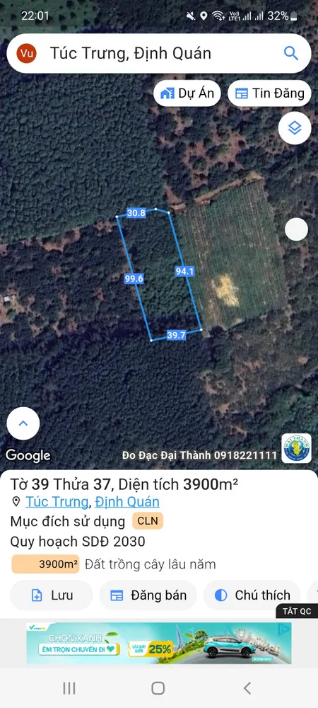 Nhà Đất Túc Trưng Định Quán Đồng Nai