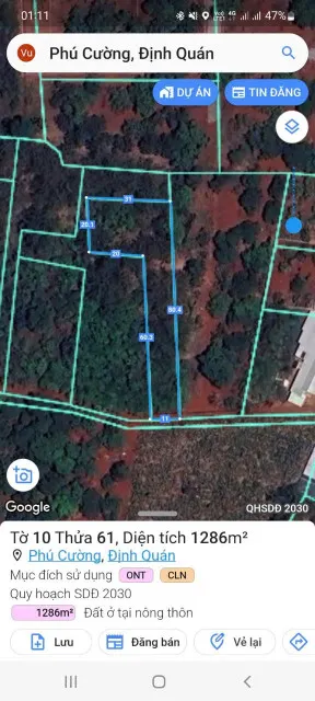 Nhà Đất Phú Cường Định Quán Đồng Nai