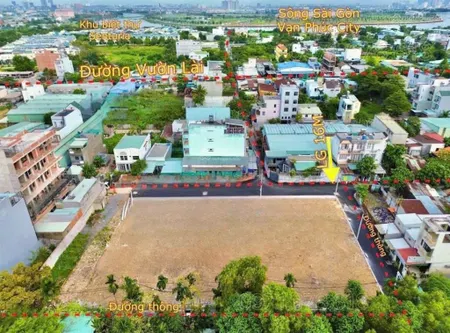 Bán đất đường 6m thông 66m2 = 4mx16.5m ngay đối diện senturia vườn lài giá chỉ 4.x tỷ