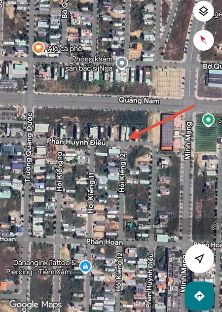 Bán lô đất đẹp phan huỳnh điểu, nam hòa xuân , khu điện âm, 122.5m2 5ty450 giá đầu tư