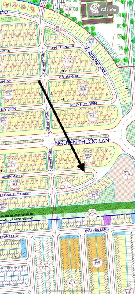 Chuyển nhượng góc 3 mt khu đảo 1 dt lớn 333m2 đường nguyễn mậu tài x hoàng thế thiện