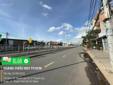 Đất mặt tiền kinh doanh sầm uất ngay chợ cầu đồng ngã tư ga. dt 5m x 34m 169.4m2 gần sông sg