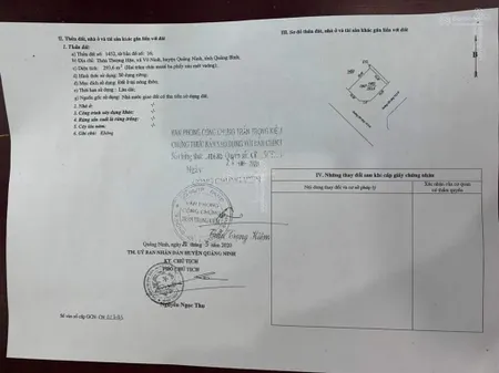 2 mặt tiền khu đấu giá bot võ ninh