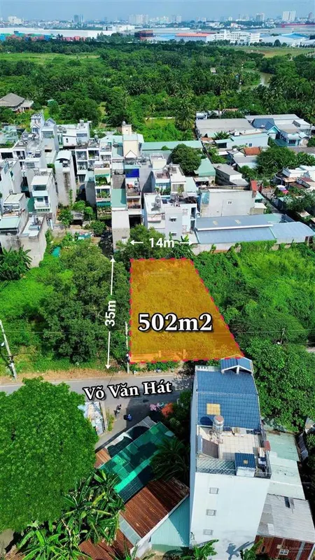 Bán đất 14x35. mặt tiền đường võ văn hát. quận 9. giá rẻ nhất khu vực