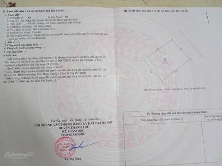 Thanh trì nhỉnh 100tr/m2 97m2*mt 8.4m siêu phẩm chân dài mặt đường ôtô tránh gần cầu ngọc hồi